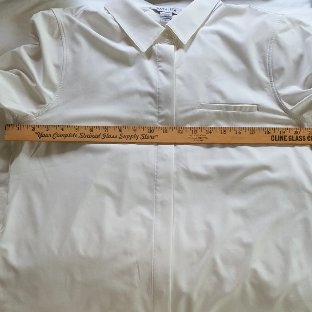 Athleta Urbanite Top 2.0 White Size L - Picture 5 of 8